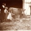 Many Ohio families, like this one pictured outside of Cincinnati, made their living on dairy farms before the Great Depression Cincinnati Museum Center / Getty Images